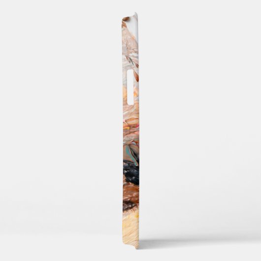 Macro. Abstracte kunst. Expressieve pasteiolie met Case-Mate iPhone Case (Achterkant / Rechts)