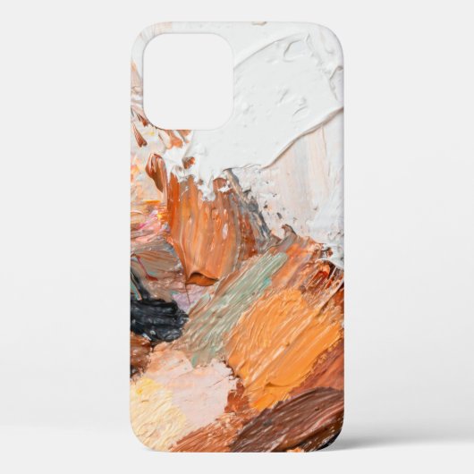 Macro. Abstracte kunst. Expressieve pasteiolie met Case-Mate iPhone Case (Achterkant)