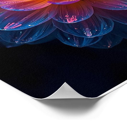 Macro Aurora Bloom Poster (Hoek)