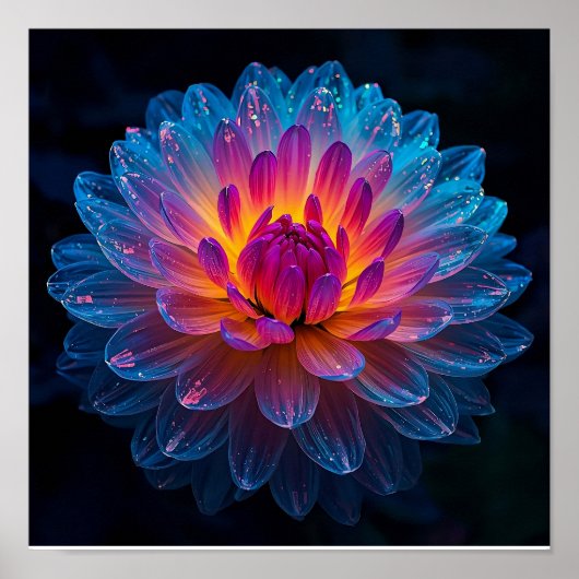 Macro Aurora Bloom Poster (Voorkant)