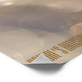 Macro Bee In Bloom: De Bestuiving Van De Natuur Cl Poster (Hoek)