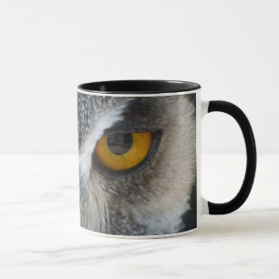 Macro Black en White Owl Mok