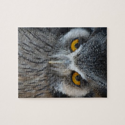 Macro Black en White SACHOwl Legpuzzel (Horizontaal)