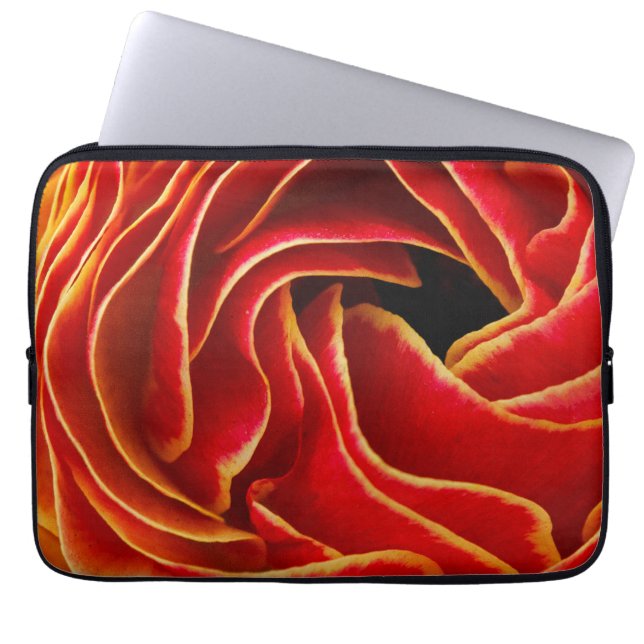 Macro Bloem | Bloemvelden Carlsbad, CA Laptop Sleeve (Voorkant)