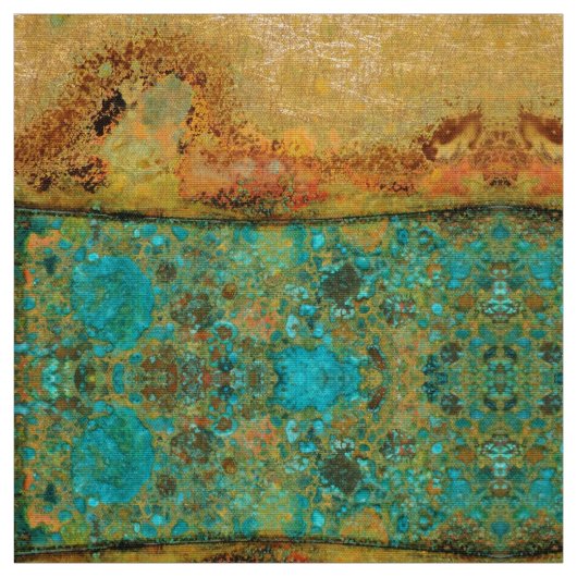 Macro Copper Patina 01569 Stof (Swatch)
