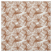 macro flower brown  stof (Swatch)