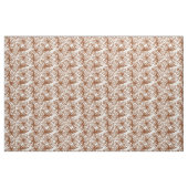 macro flower brown  stof (Fat Quarter)