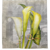 Macro Flower Calla lily Douchegordijn (Voorkant)