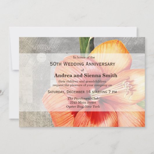 Macro flower Tiger Lily Kaart (Voorkant)