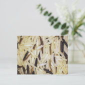 macro-foto rijstkorrels briefkaart (Staand voorkant)