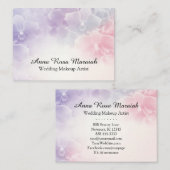 *~* Macro Foto roze lavendel Visitekaartje (Voorkant / Achterkant)