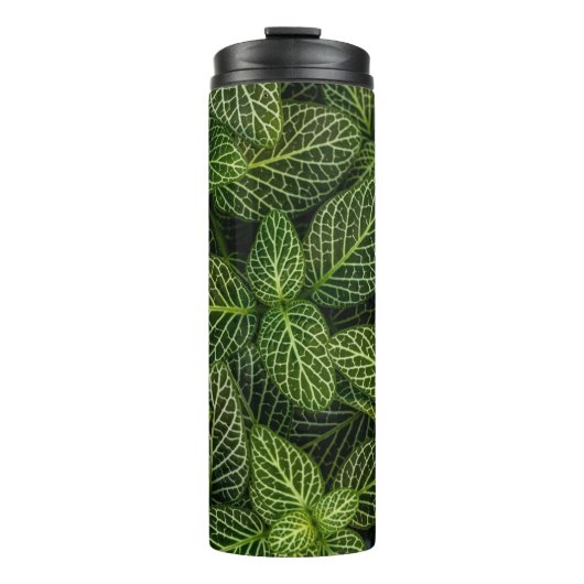 MACRO FOTO VAN GROENE PLANTEN THERMOSBEKER (Voorkant)
