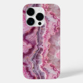Macro fotografie van roze agaatsteen Case-Mate iPhone case (Achterkant)