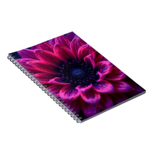 Macro Fuchsia Nebula Notitieboek (Rechterzijde)
