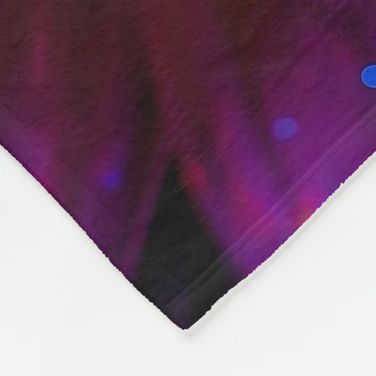 Macro Fuchsia Nevel Fleece Deken (Hoek)