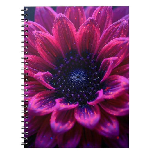 Macro Fuchsia Nevel Notitieboek (Voorkant)