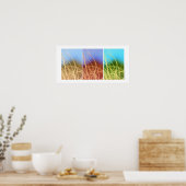 Macro Grass Trio Poster (Keuken)