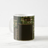 Macro groene printplaat | PCB-foto Koffiemok (Voorkant links)