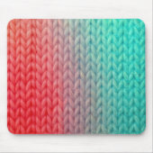 Macro Knitted Stitches in Gradient Colors Muismat (Voorkant)