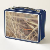 Macro Libelle Fotografie Aangepaste Metalen Lunchb (Achterkant)