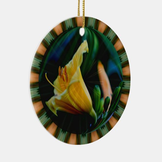 Macro Lily Flower Art Ornament (Rechts)