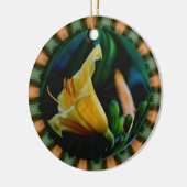 Macro Lily Flower Art Ornament (Links)