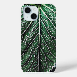 Macro natuur blad iPhone 15 case