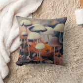 Macro Paddenstoelen Acrylprint Kussen (Deken)