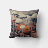 Macro Paddenstoelen Acrylprint Kussen (Achterkant)