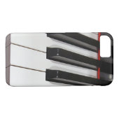 macro-pianotoetsen Case-Mate iPhone case (Achterkant (Horizontaal))