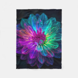 Macro Prism Bloemblaadjes Fleece Deken