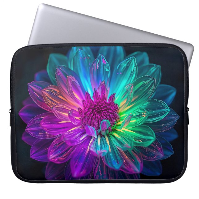 Macro Prism Petals 15 inch Laptop Sleeve (Voorkant)
