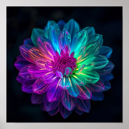 Macro Prism Petals Poster (Voorkant)
