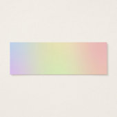 Macro Rainbow Roses Wedding Place Name Card Mini Visitekaartjes (Achterkant)