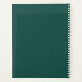Macro Rode Klaproos | Artistiek Gepersonaliseerd D Planner (Achterkant)