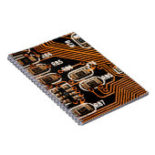 macro-shot van het schakelbord, kabels, condensato notitieboek (Rechterzijde)