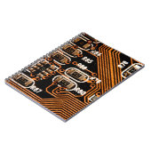 macro-shot van het schakelbord, kabels, condensato notitieboek (Linkerzijde)