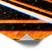 macro-shot van het schakelbord, kabels, condensato poster (Hoek)