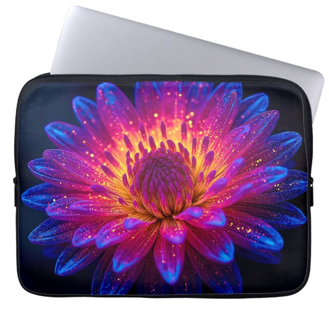 Macro Stellar Burst 13 inch Laptop Sleeve (Voorkant)