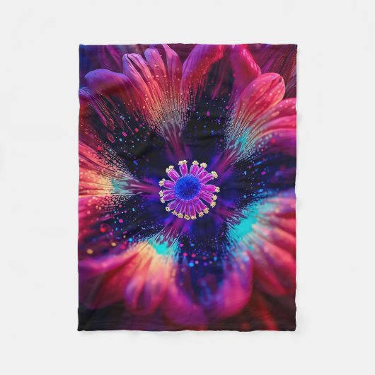 Macro Stralend Rio Fleece Deken (Voorkant)