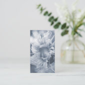 Macro Sunflower in Grayish Blue Visitekaartje (Staand voorkant)