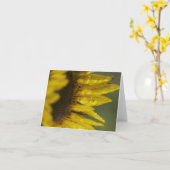 Macro Sunflower Kaart (Gele Bloem)