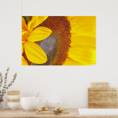 Macro Sunflower Poster (Keuken)