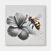 Macro-Uitzicht van een honingbij Magneet (Voorkant)