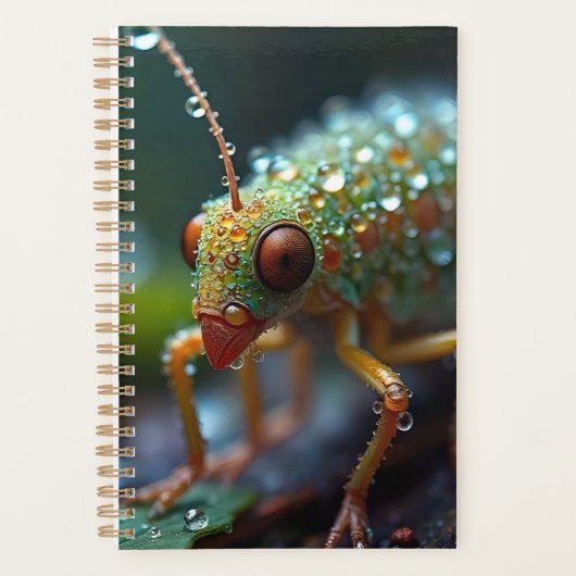 Macro van bosinsecten planner (Voorkant)