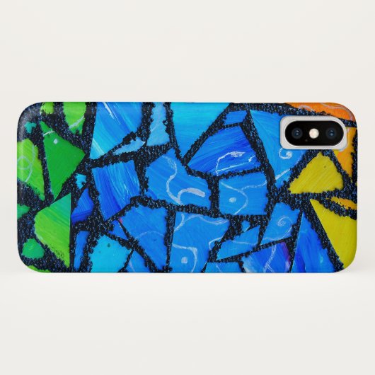 macro van gekleurd glas Case-Mate iPhone case (Achterkant (horizontaal))