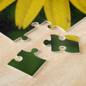 Macro van gele bloem legpuzzel (Zijkant)