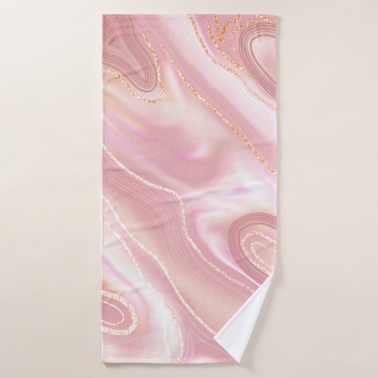 Macro van ingevroren bessen - zoete kersen, closeu badhanddoek (Badhanddoek)