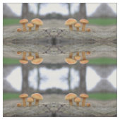 Macro van Tiny Toadstools patterned Stof (Swatch)