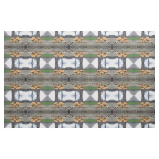 Macro van Tiny Toadstools patterned Stof (Fat Quarter)